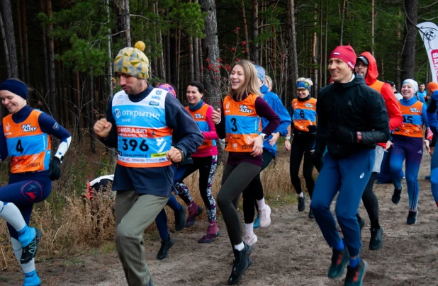 Забег Yolochka Trail в Барнауле. 