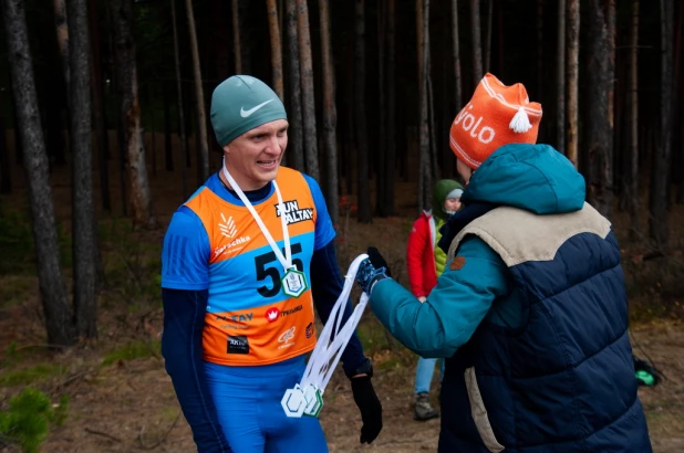 Забег Yolochka Trail в Барнауле. 