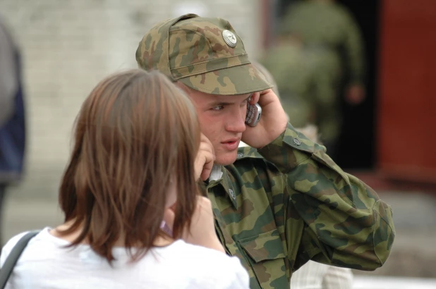 Призыв срочников. Фоторепортаж из прошлого.