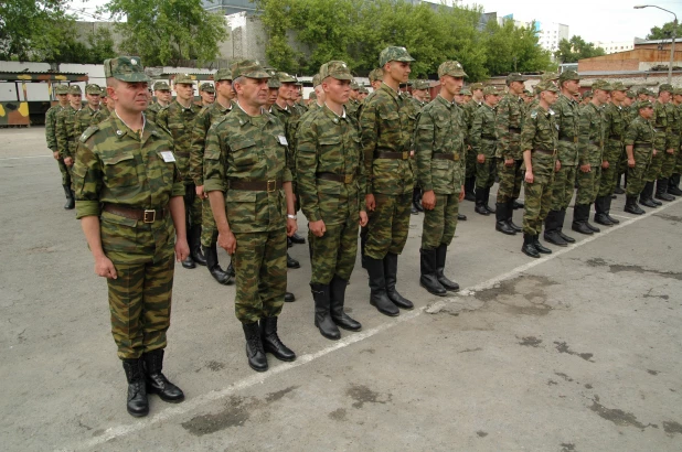 Призыв срочников. Фоторепортаж из прошлого.