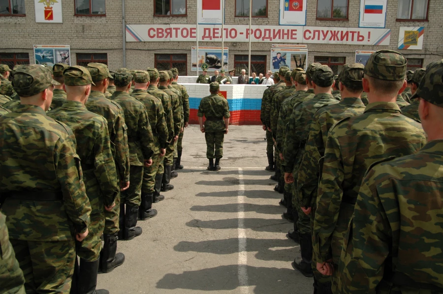 Призыв срочников. Фоторепортаж из прошлого.