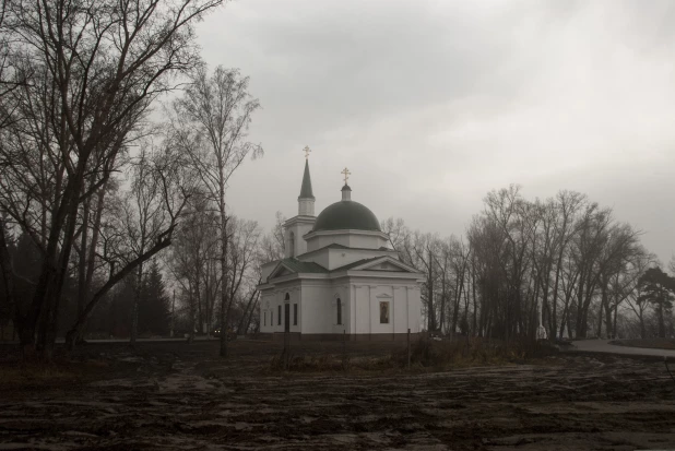 Барнаул накрыл туман. Ноябрь, 2017.