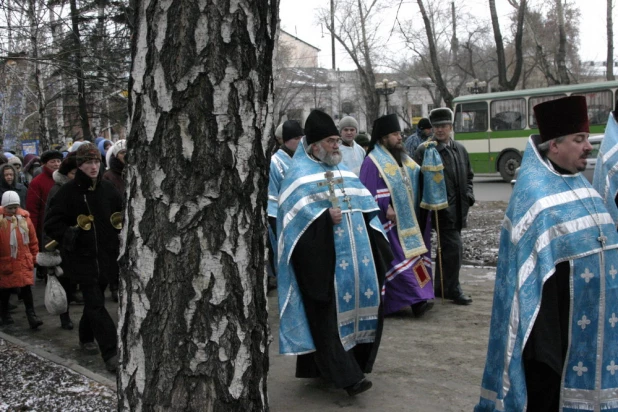 Крестный ход в Барнауле 04.11.2005.