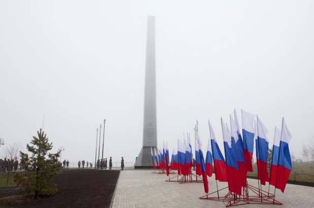 Открытие стелы "Город трудовой доблести".