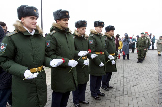 Открытие стелы "Город трудовой доблести".