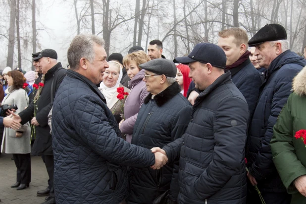 Открытие стелы "Город трудовой доблести".