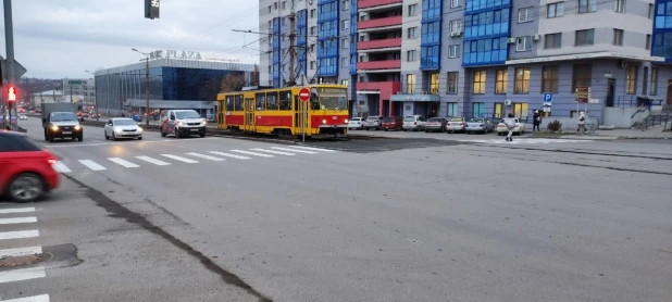 В Барнауле новая зебра появилась на пересечении пр. Красноармейского и ул. Никитина.