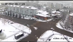 Снег в Белокурихе 