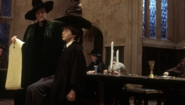 Распределяющая шляпа, Гарри Поттер.
