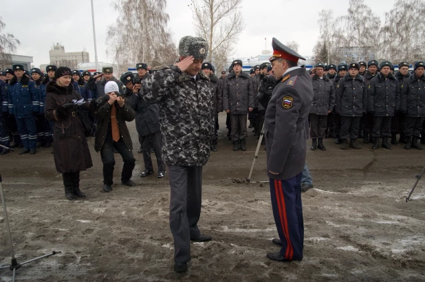 День милиции в Барнауле 10.11.2008.