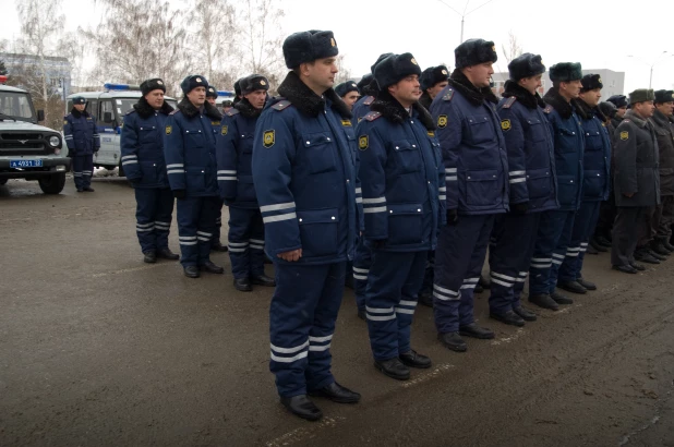 День милиции в Барнауле 10.11.2008.