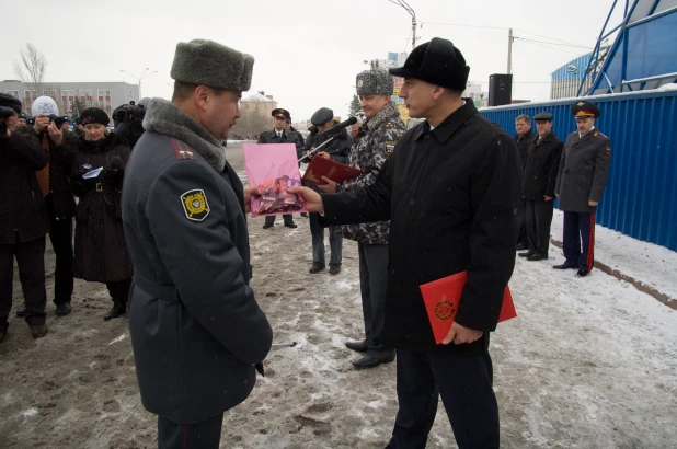 День милиции в Барнауле 10.11.2008.