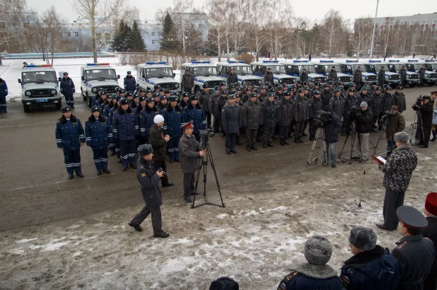 День милиции в Барнауле 10.11.2008.