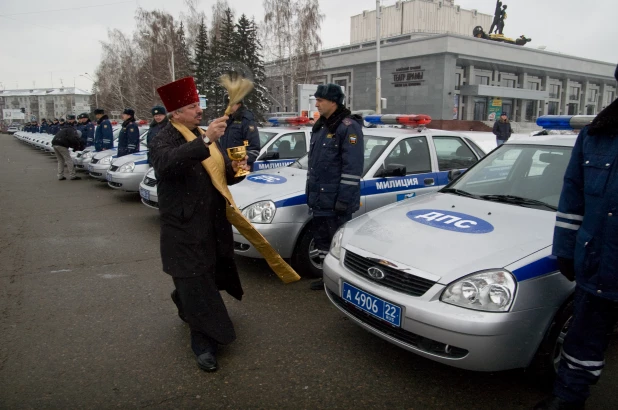 День милиции в Барнауле 10.11.2008.