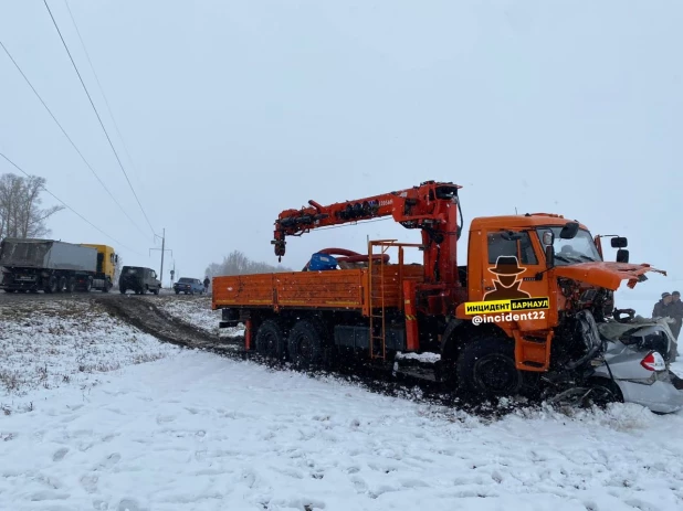 Авария на трассе Бийск-Барнаул