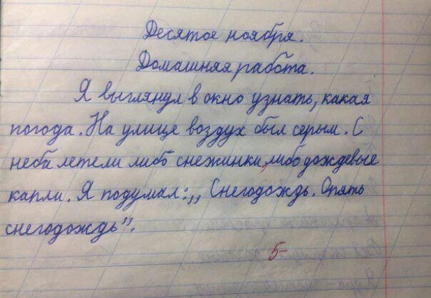 Мем про снегодождь.