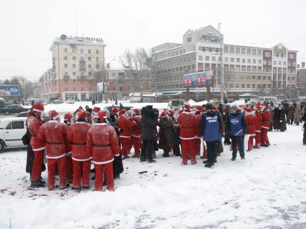 Новый 2003 год в Барнауле 