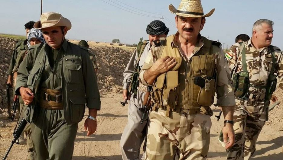 Объединённые силы Рабочей партии Курдистана и Пешмерги во время борьбы с ИГИЛ в Ираке