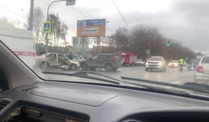 Жесткое ДТП в Барнауле.