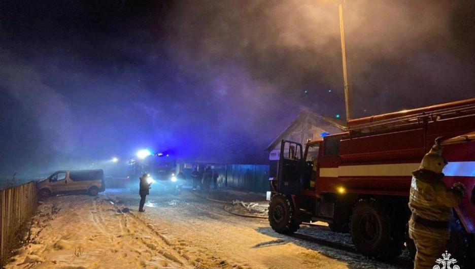 Пожар в Республике Башкирия.