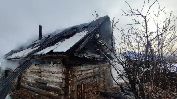 Пожар в частном доме 