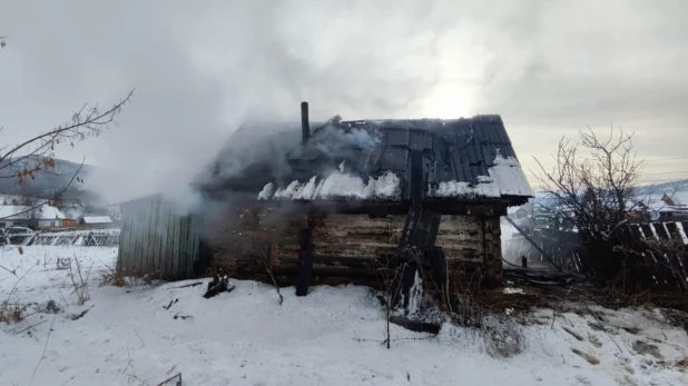 Пожар в частном доме 