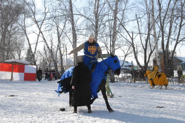 Конный рыцарский турнир в 2010 году. 