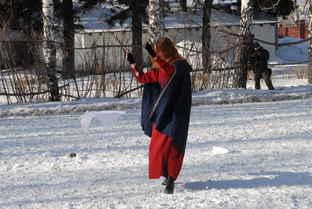 Конный рыцарский турнир в 2010 году. 