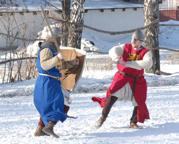 Конный рыцарский турнир в 2010 году. 