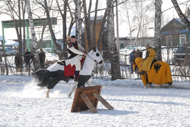 Конный рыцарский турнир в 2010 году. 