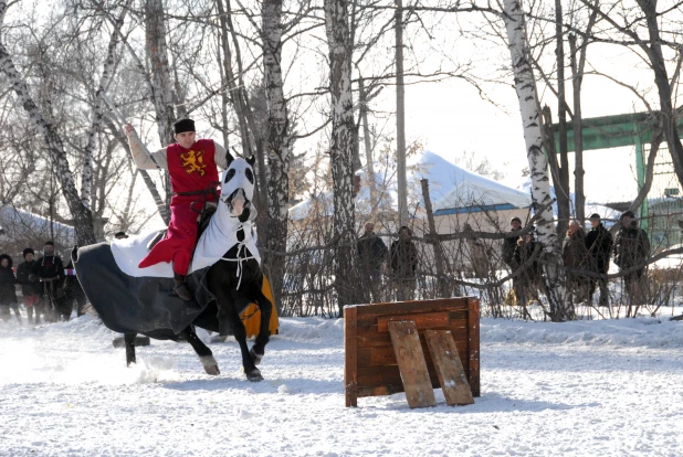 Конный рыцарский турнир в 2010 году. 