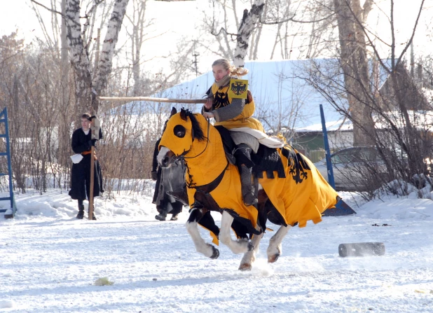 Конный рыцарский турнир в 2010 году. 