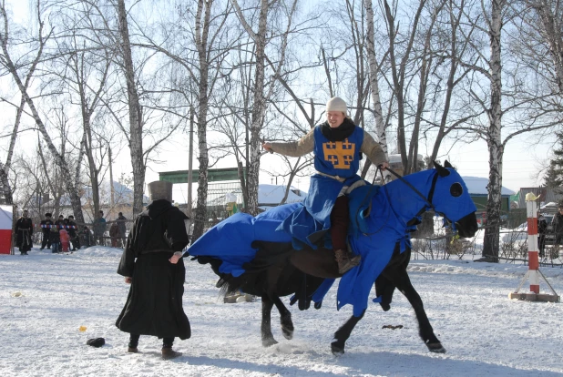 Конный рыцарский турнир в 2010 году. 