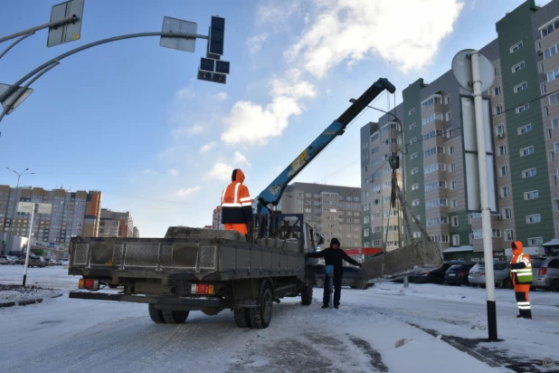 В Барнауле открыли новую дорогу на пр. Энергетиков