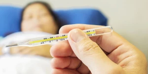 Высокая температура.