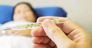 Высокая температура.