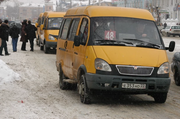 Желтые газели в Барнауле, 2005-2006 год. 