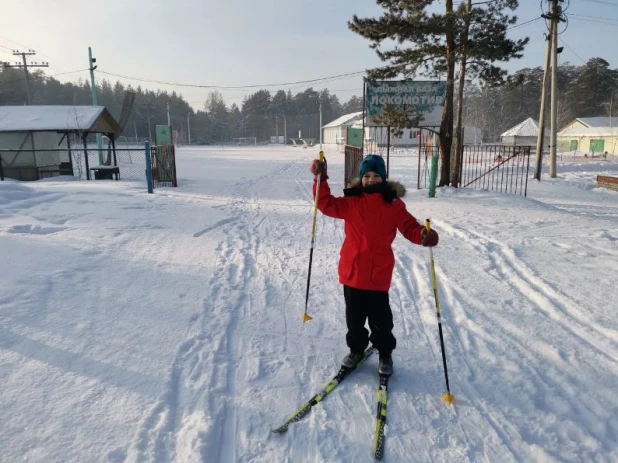 Лыжная база Локомотив.