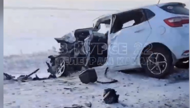 Авария на трассе "Рубцовск-Барнаул"