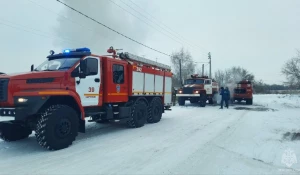 Двух человек спасли из огня алтайские пожарные