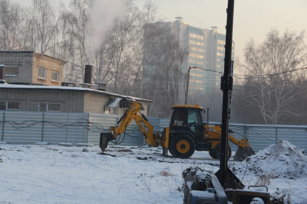 Строительство детского хирургического корпуса.