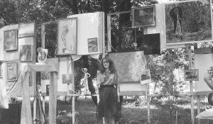 Выставка «Тихой мансарды» на ВДНХ. Барнаул, 1980-е.