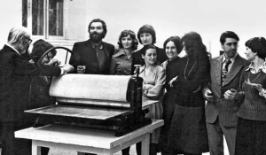 Открытие выставки Владимира Раменского, 1977 год.