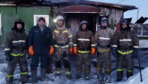 Пожар в Шипуновском районе 