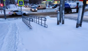 Пандусы в Барнауле на ул. Никитина. 