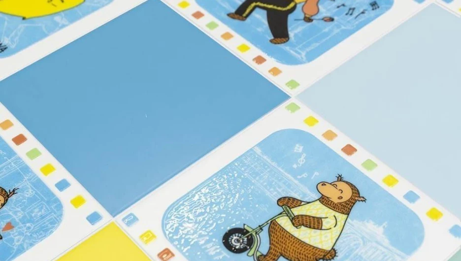 Плитка для детской ванной комнаты.