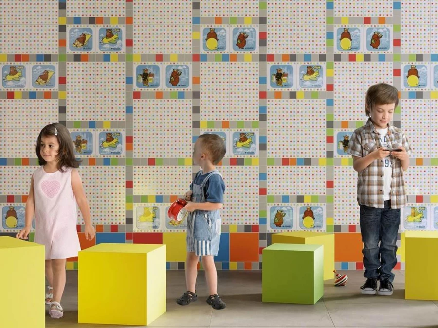 Плитка для детской ванной комнаты.