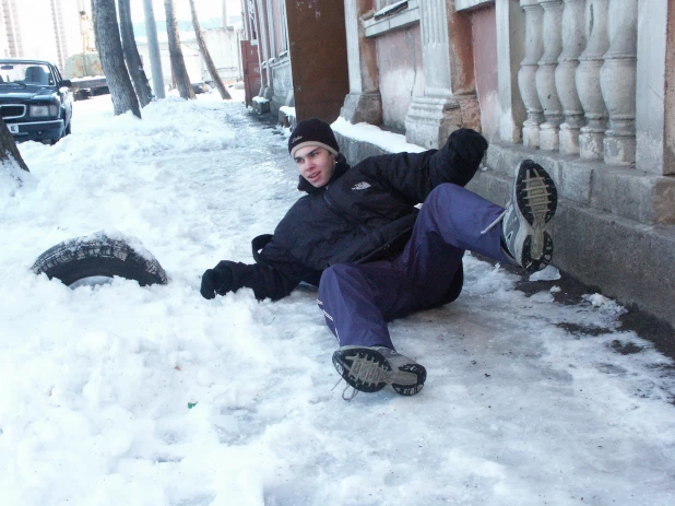 Зимние забавы барнаульцев. 2010 год.