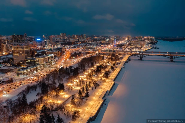 Новогодняя столица России - Новосибирск.