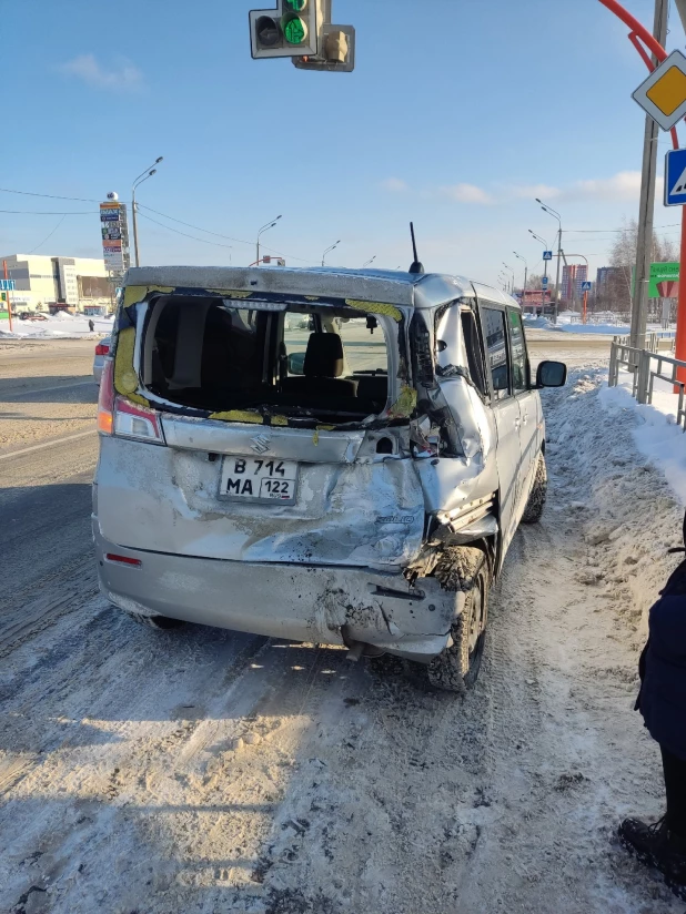 ДТП на Павловском тракте 2 января.